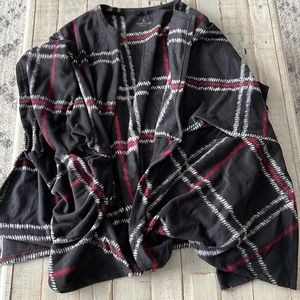 New Women's One Size Super Soft Cuddl Duds Open Front Wrap